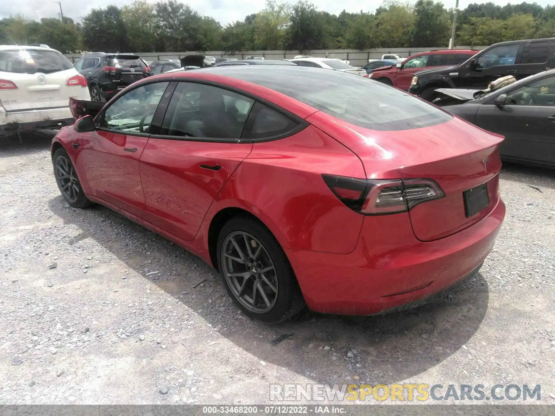 3 Photograph of a damaged car 5YJ3E1EA6MF961229 TESLA MODEL 3 2021