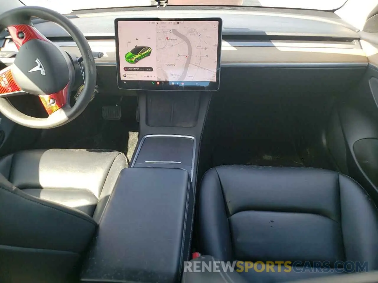 8 Photograph of a damaged car 5YJ3E1EA6MF982419 TESLA MODEL 3 2021