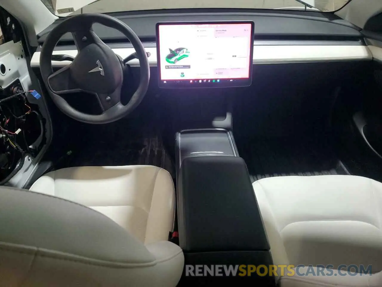 8 Photograph of a damaged car 5YJ3E1EA6MF983019 TESLA MODEL 3 2021
