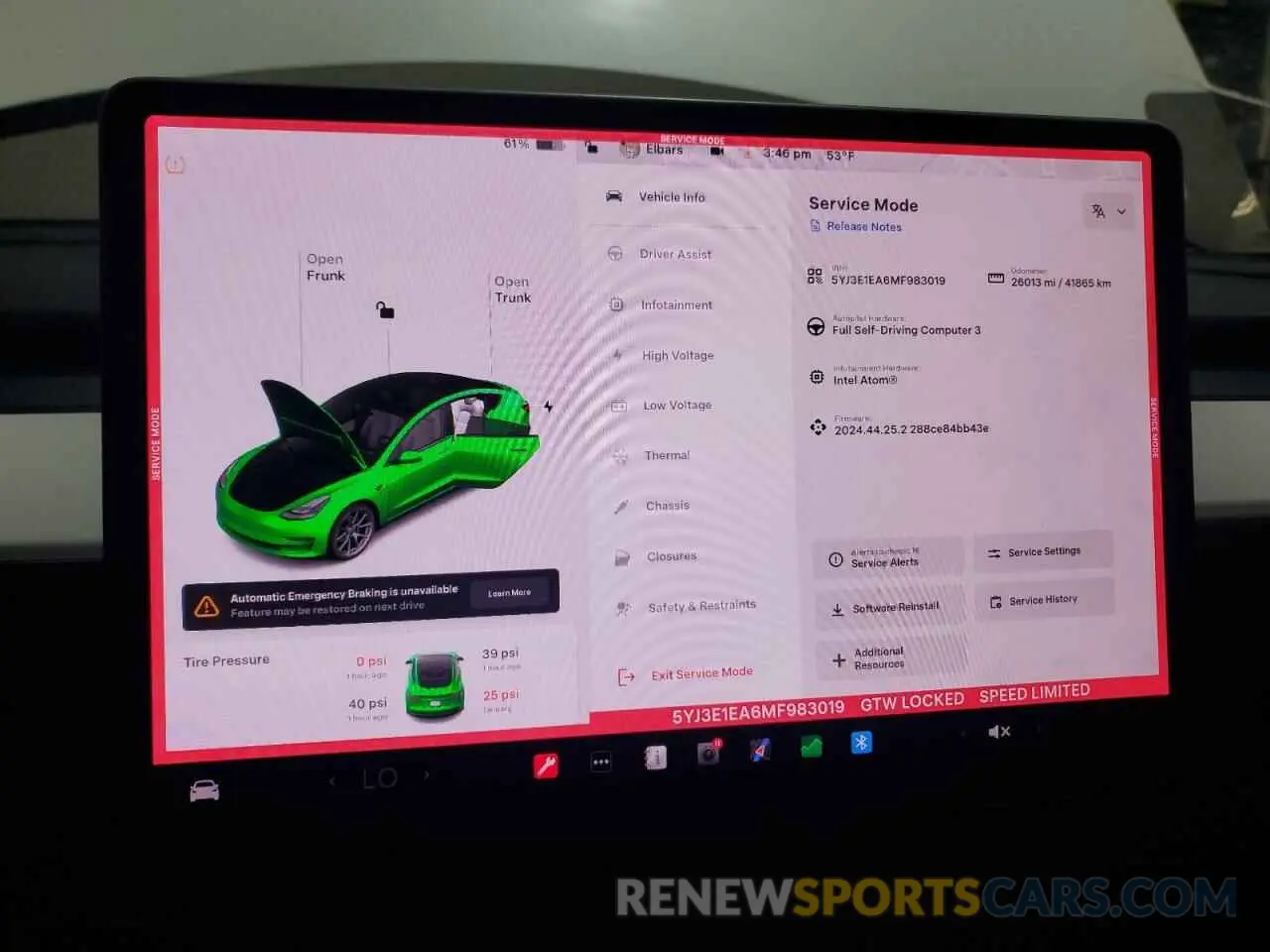 9 Photograph of a damaged car 5YJ3E1EA6MF983019 TESLA MODEL 3 2021