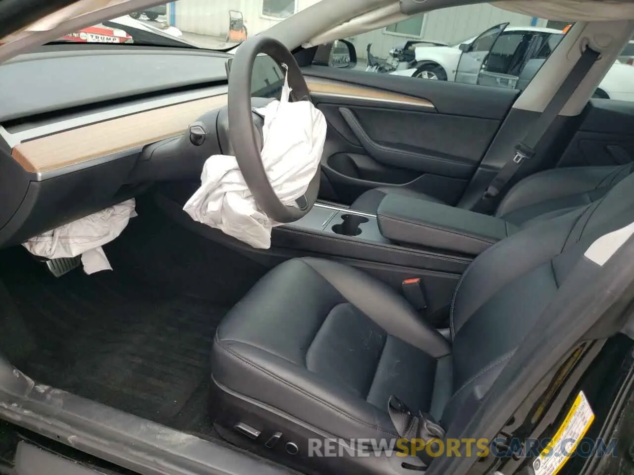 7 Photograph of a damaged car 5YJ3E1EA6MF991119 TESLA MODEL 3 2021