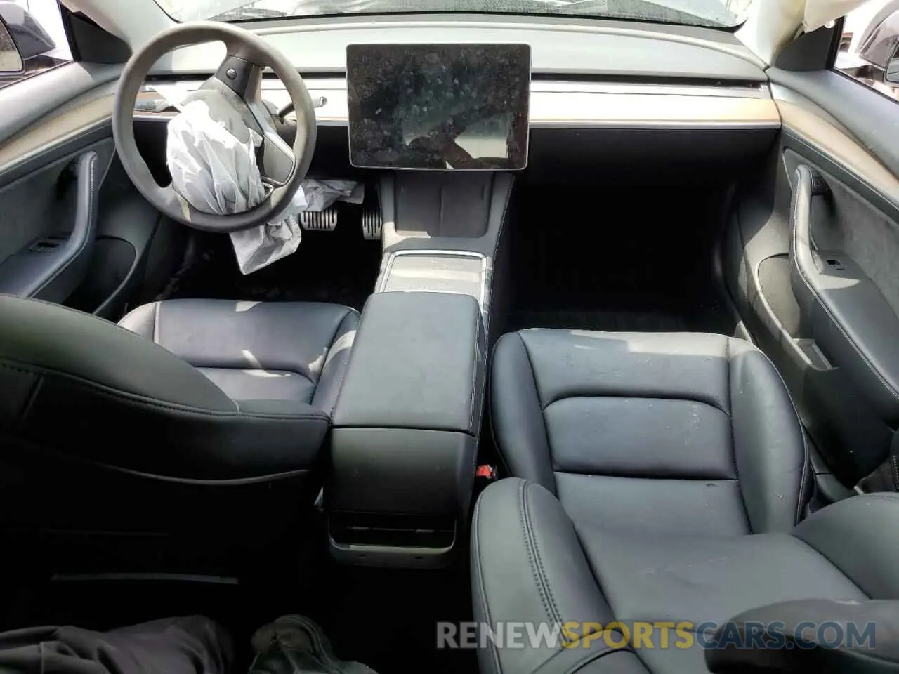 8 Photograph of a damaged car 5YJ3E1EA6MF991119 TESLA MODEL 3 2021