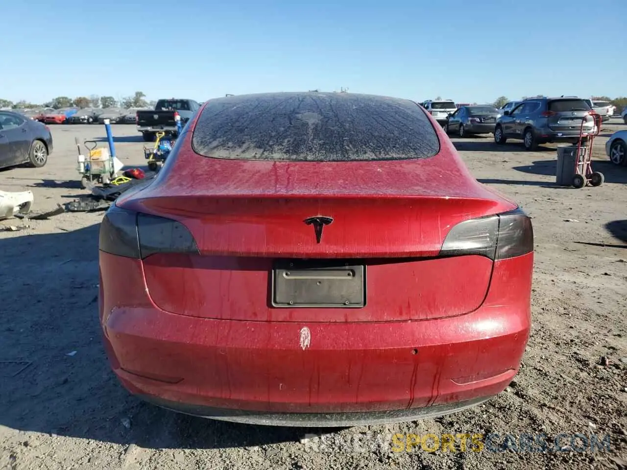 6 Photograph of a damaged car 5YJ3E1EA6MF991489 TESLA MODEL 3 2021