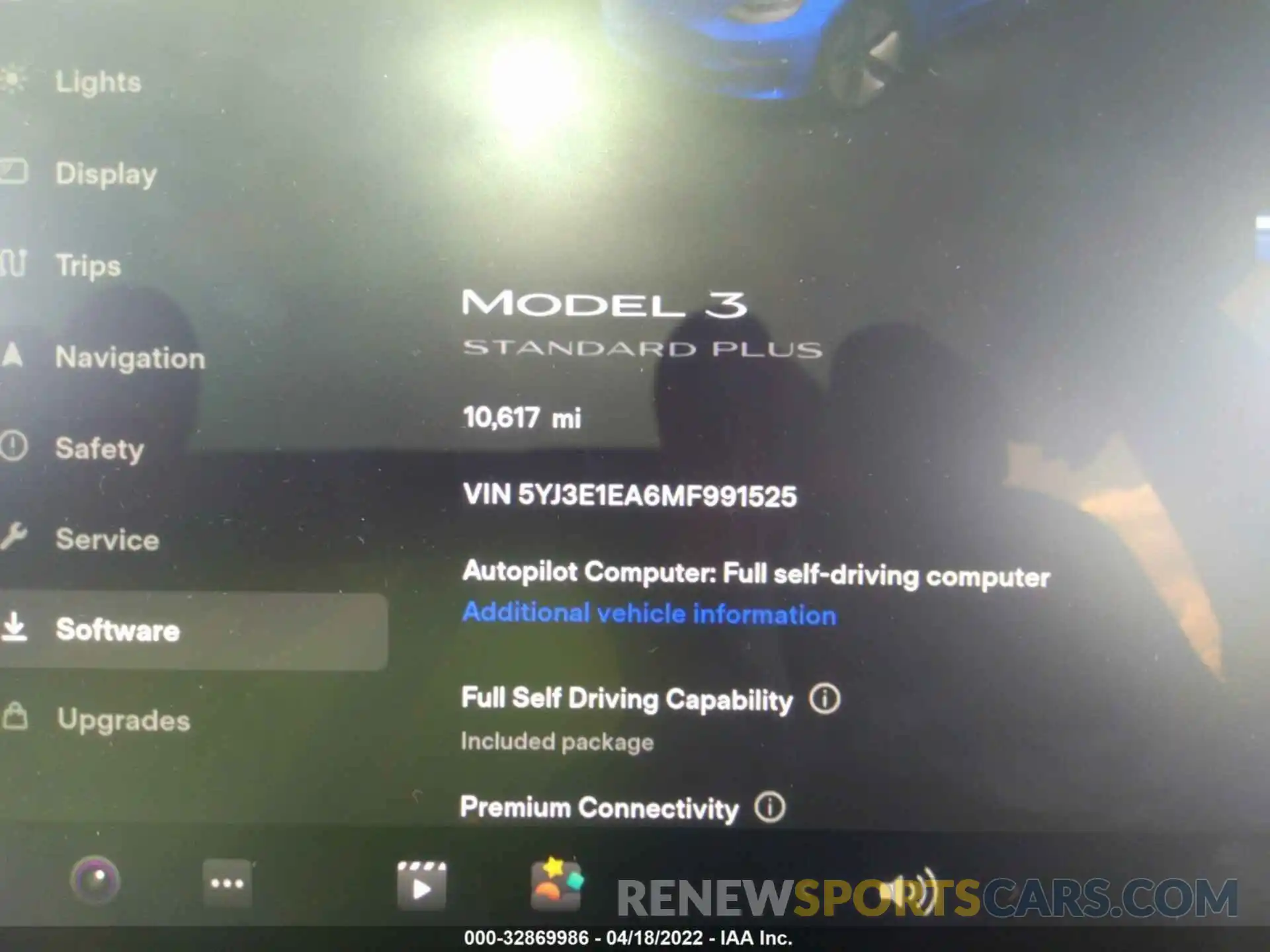 7 Photograph of a damaged car 5YJ3E1EA6MF991525 TESLA MODEL 3 2021