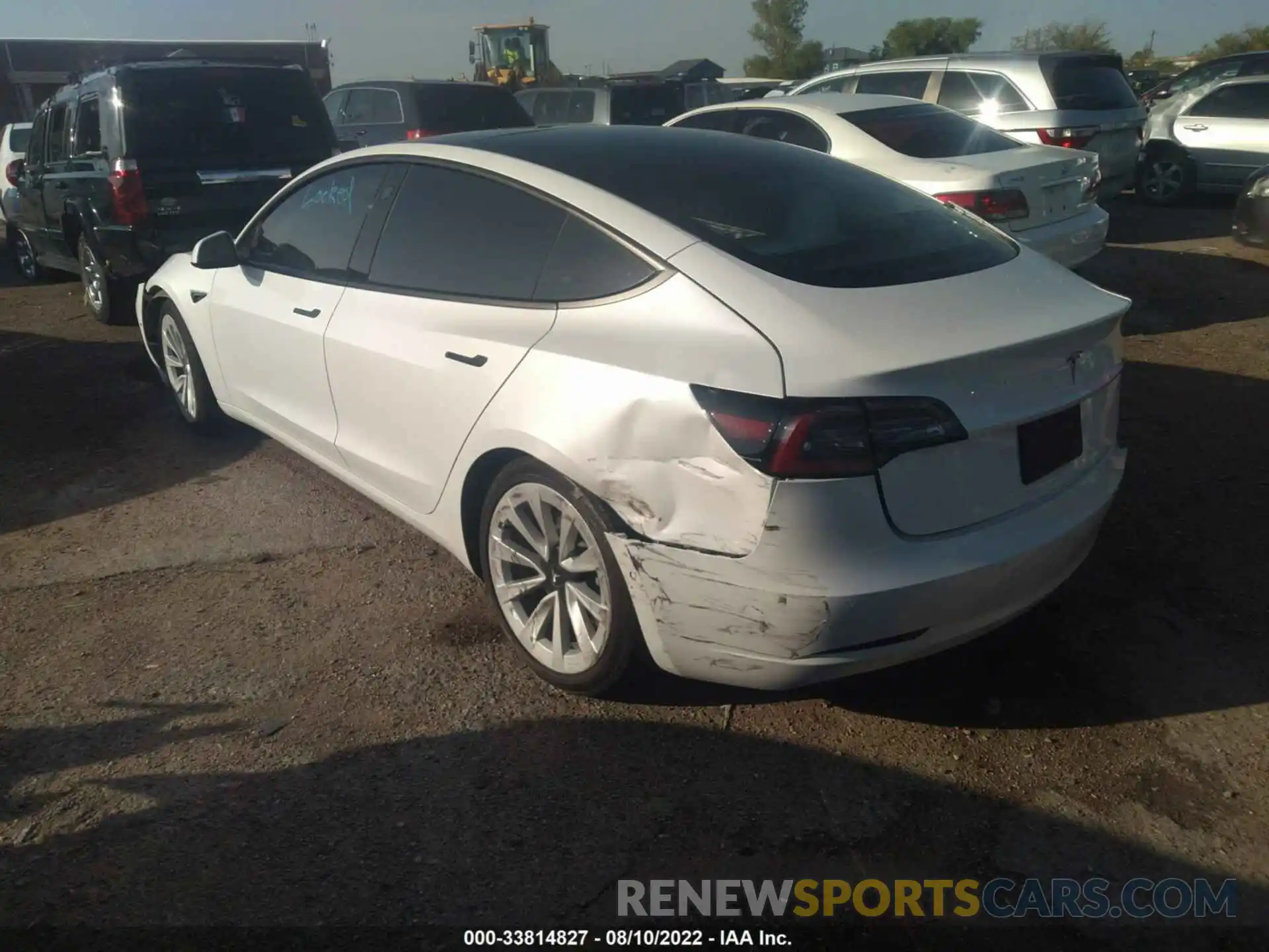 3 Photograph of a damaged car 5YJ3E1EA6MF994392 TESLA MODEL 3 2021