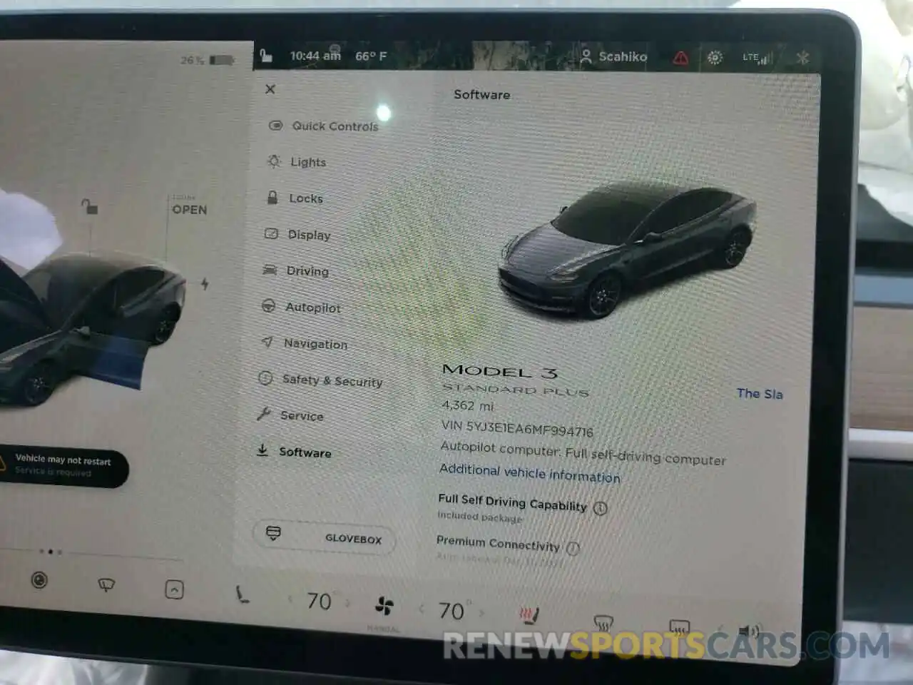 8 Photograph of a damaged car 5YJ3E1EA6MF994716 TESLA MODEL 3 2021