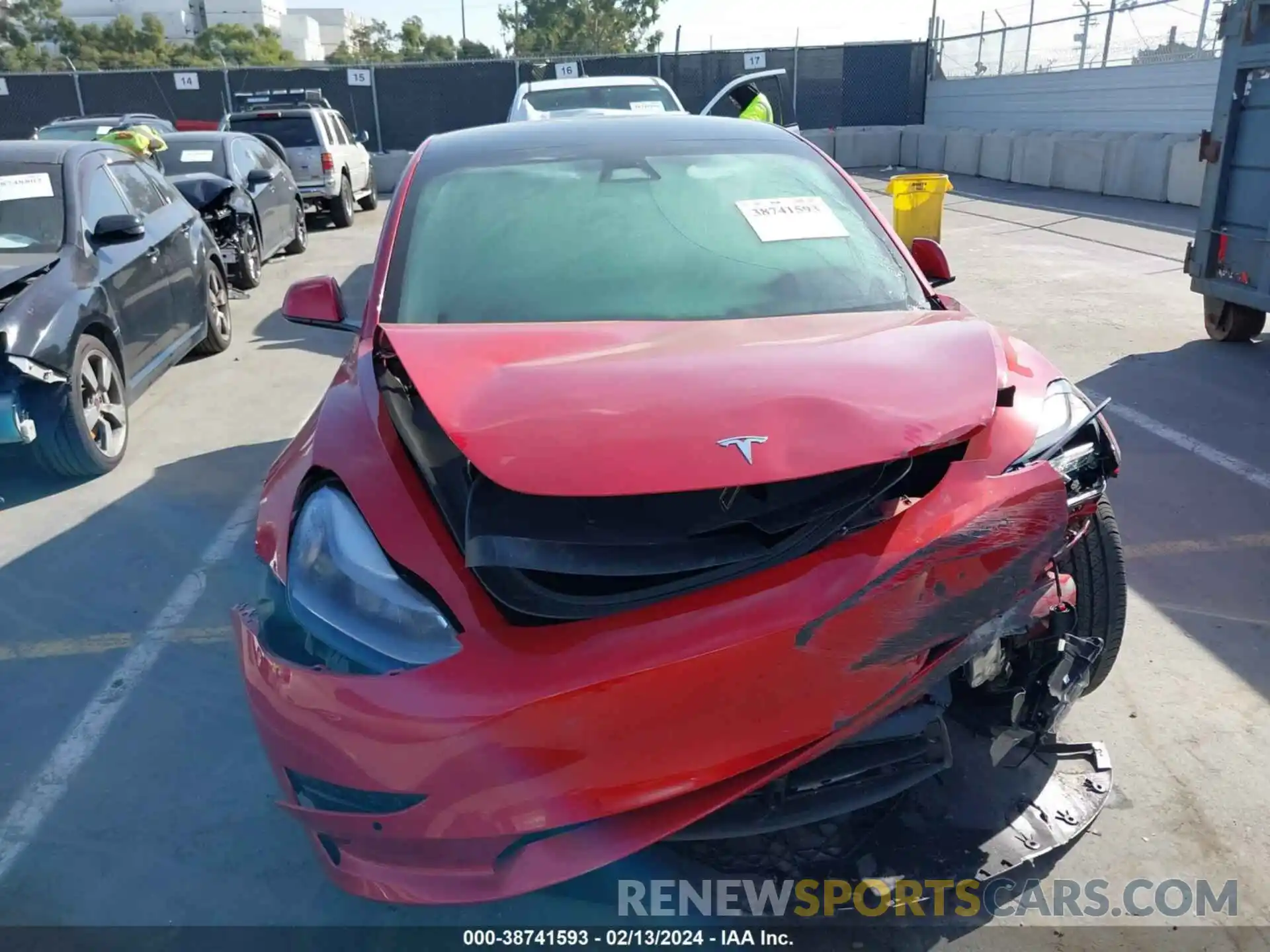 12 Photograph of a damaged car 5YJ3E1EA6MF995171 TESLA MODEL 3 2021