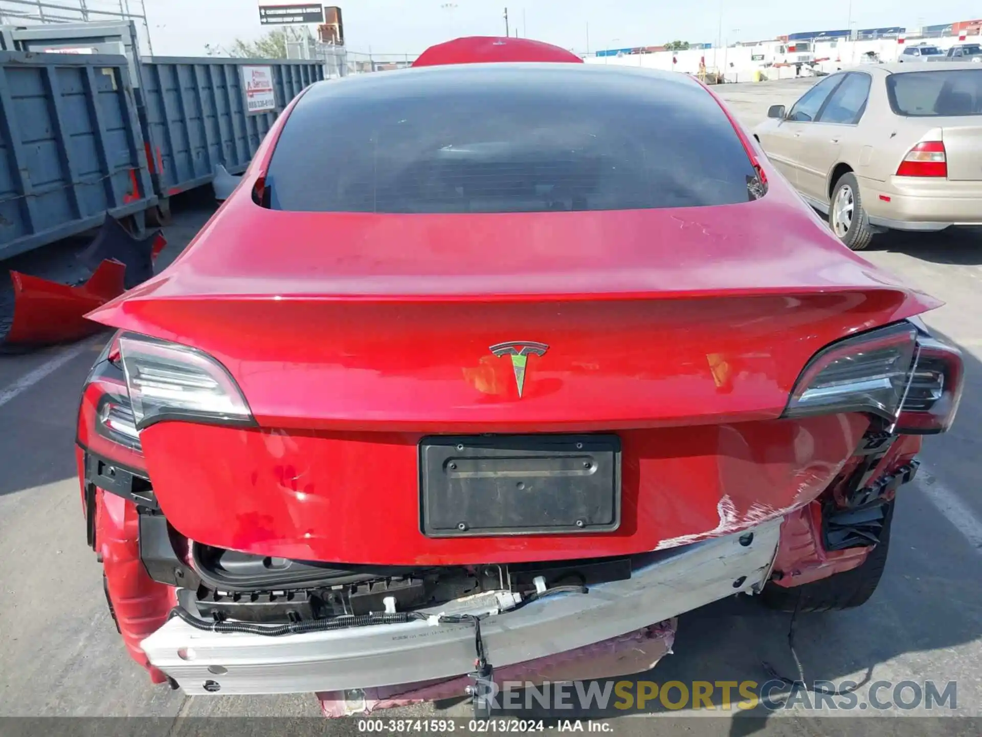 16 Photograph of a damaged car 5YJ3E1EA6MF995171 TESLA MODEL 3 2021