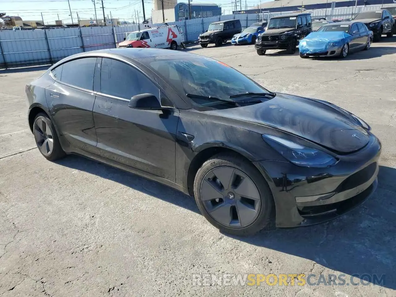 4 Photograph of a damaged car 5YJ3E1EA6MF998796 TESLA MODEL 3 2021