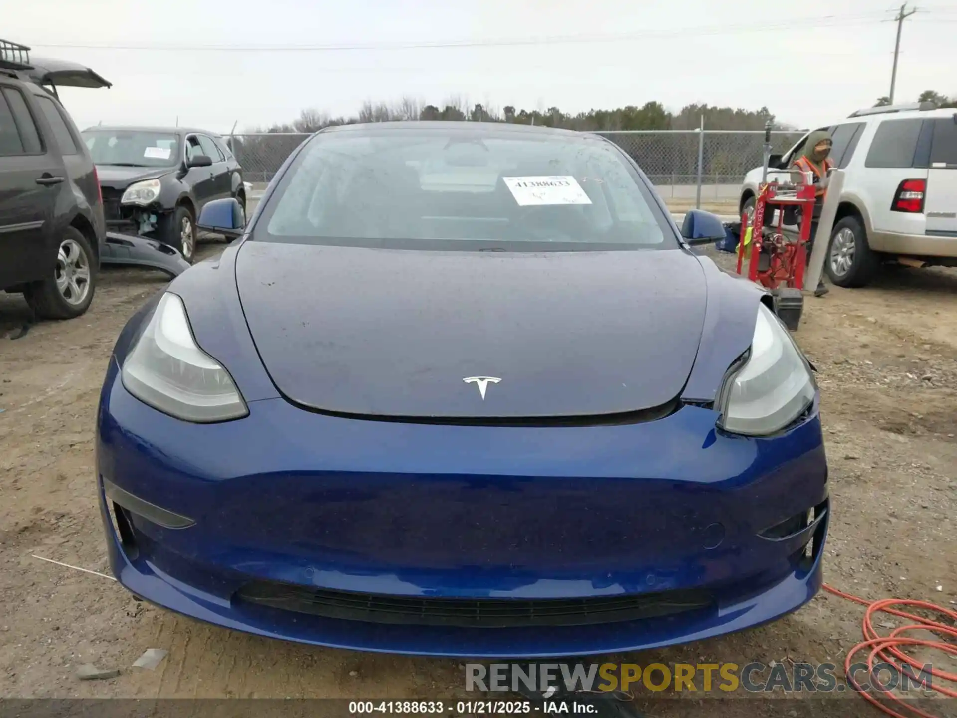 12 Photograph of a damaged car 5YJ3E1EA7MF016743 TESLA MODEL 3 2021