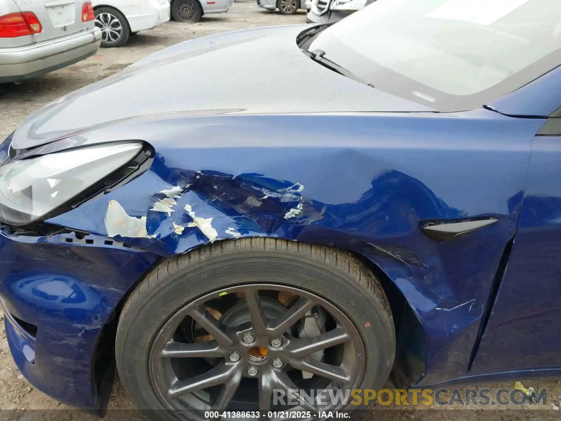 6 Photograph of a damaged car 5YJ3E1EA7MF016743 TESLA MODEL 3 2021