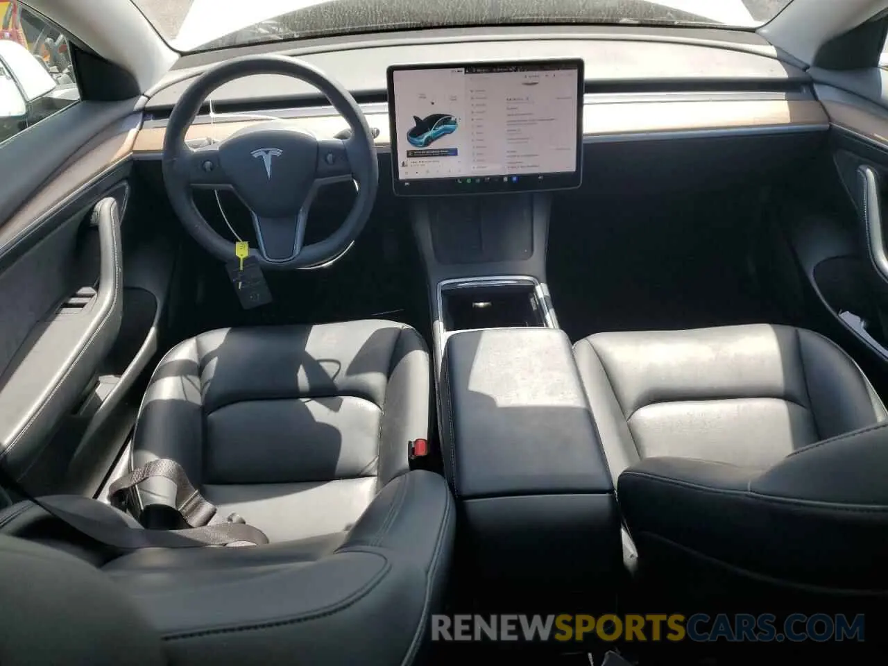 8 Photograph of a damaged car 5YJ3E1EA7MF017472 TESLA MODEL 3 2021