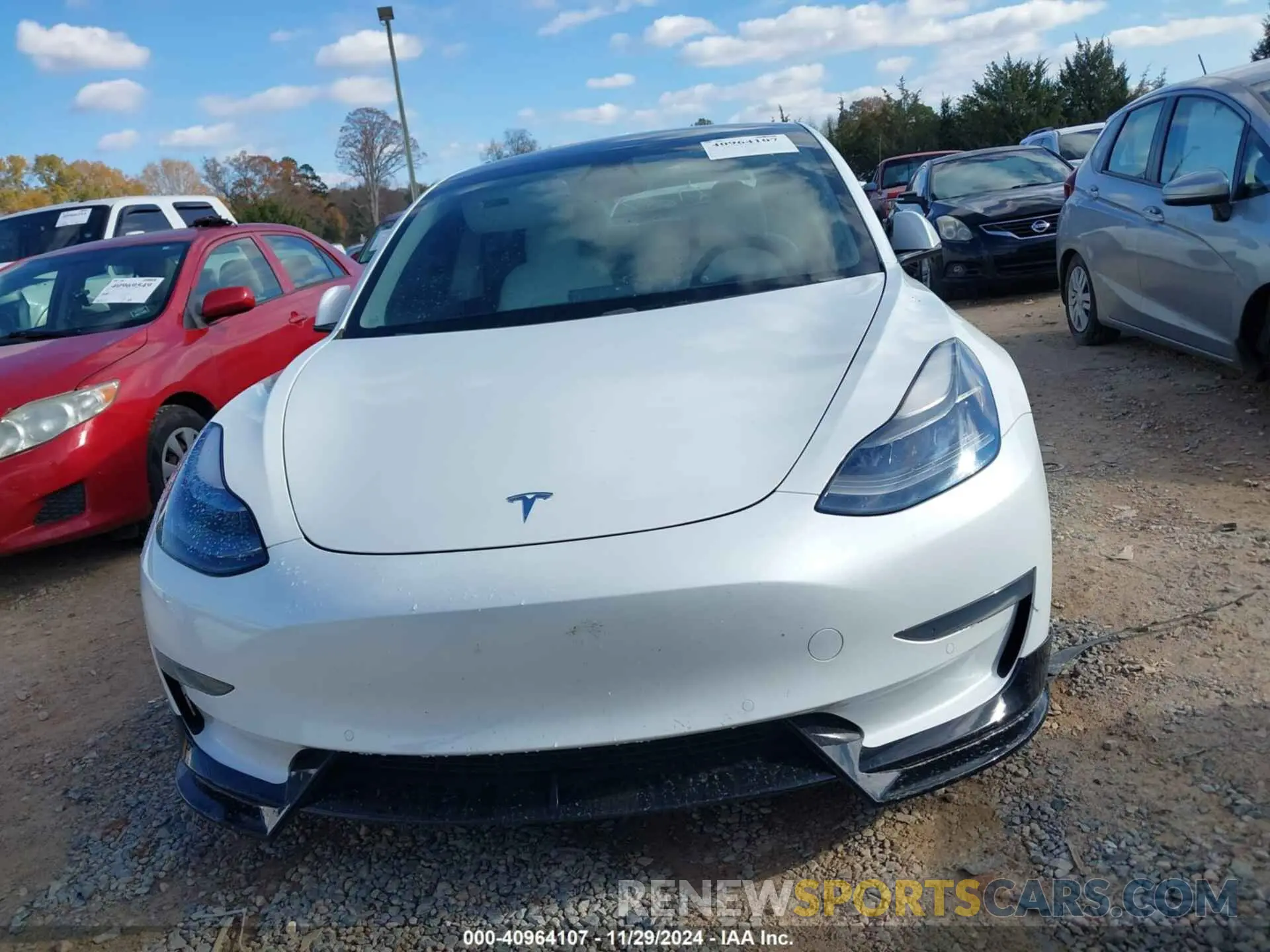 12 Photograph of a damaged car 5YJ3E1EA7MF018363 TESLA MODEL 3 2021