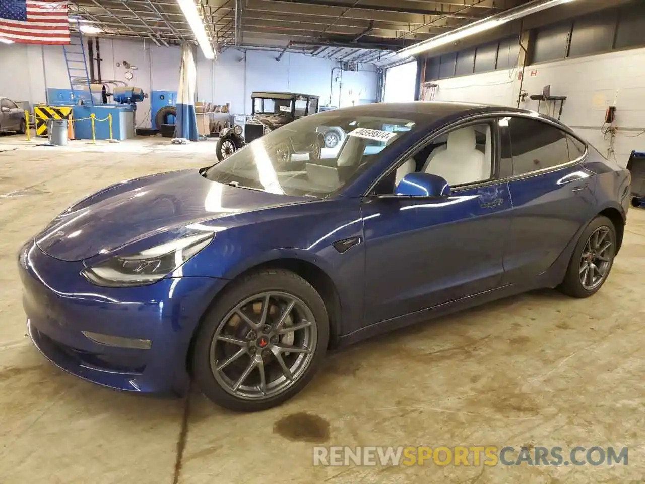 1 Photograph of a damaged car 5YJ3E1EA7MF028794 TESLA MODEL 3 2021