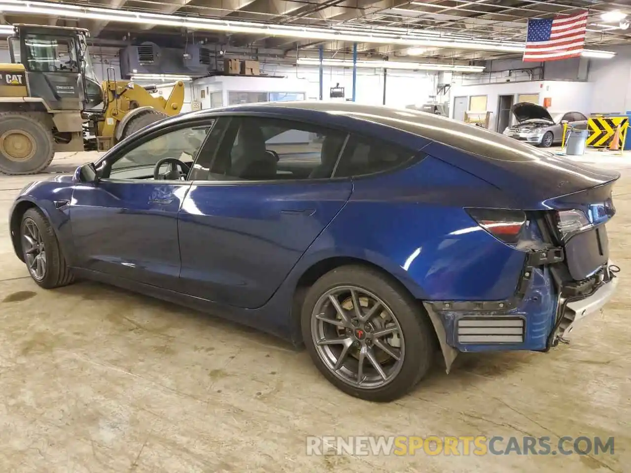 2 Photograph of a damaged car 5YJ3E1EA7MF028794 TESLA MODEL 3 2021