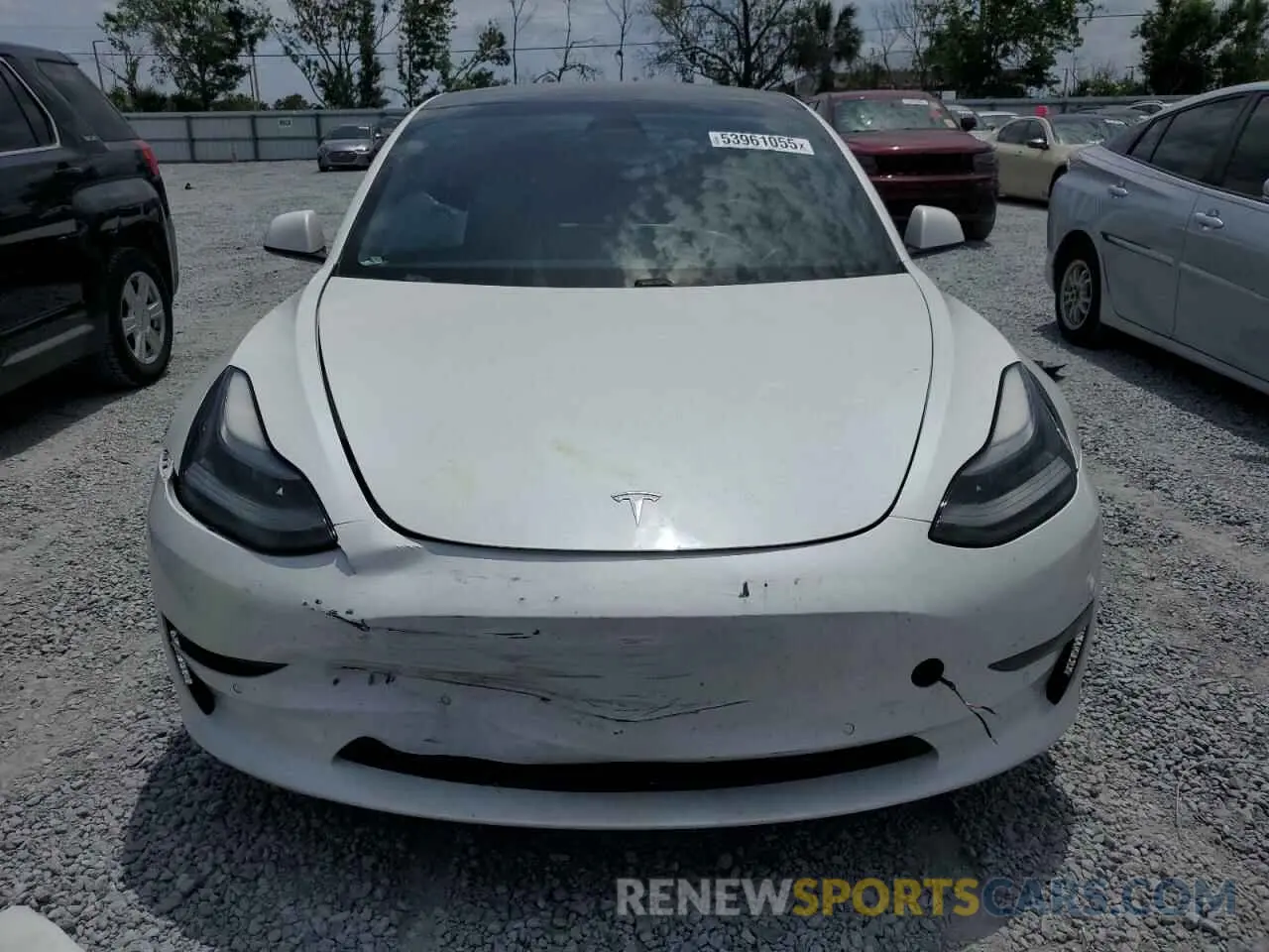 5 Photograph of a damaged car 5YJ3E1EA7MF048074 TESLA MODEL 3 2021