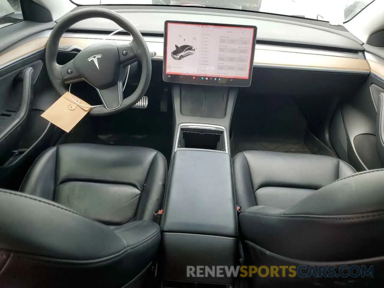 8 Photograph of a damaged car 5YJ3E1EA7MF048074 TESLA MODEL 3 2021