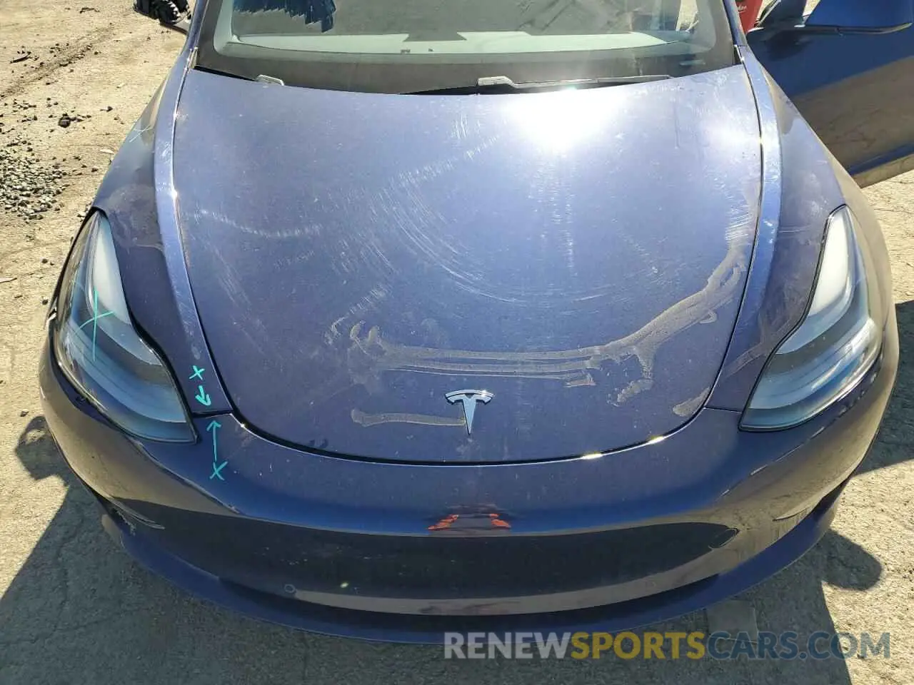 12 Photograph of a damaged car 5YJ3E1EA7MF071404 TESLA MODEL 3 2021