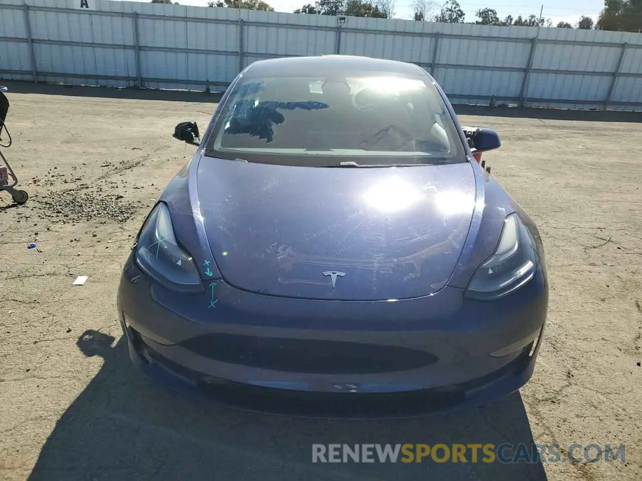 5 Photograph of a damaged car 5YJ3E1EA7MF071404 TESLA MODEL 3 2021