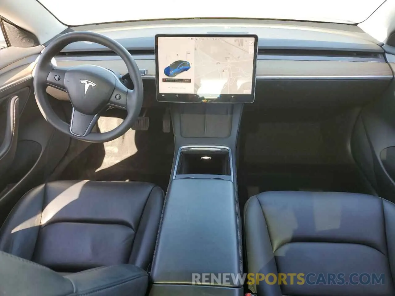 8 Photograph of a damaged car 5YJ3E1EA7MF071404 TESLA MODEL 3 2021