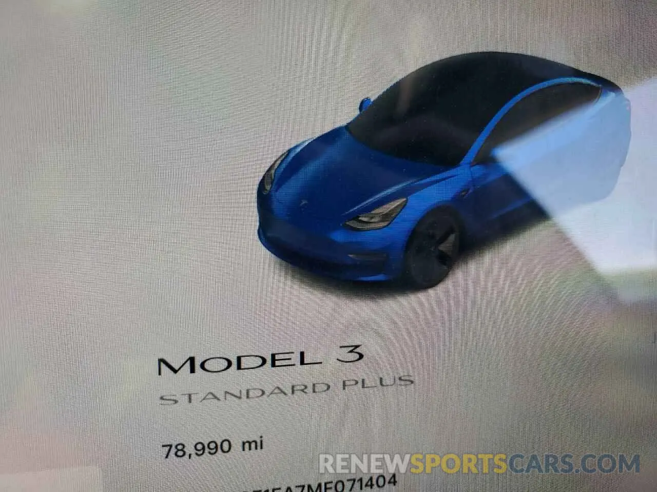 9 Photograph of a damaged car 5YJ3E1EA7MF071404 TESLA MODEL 3 2021