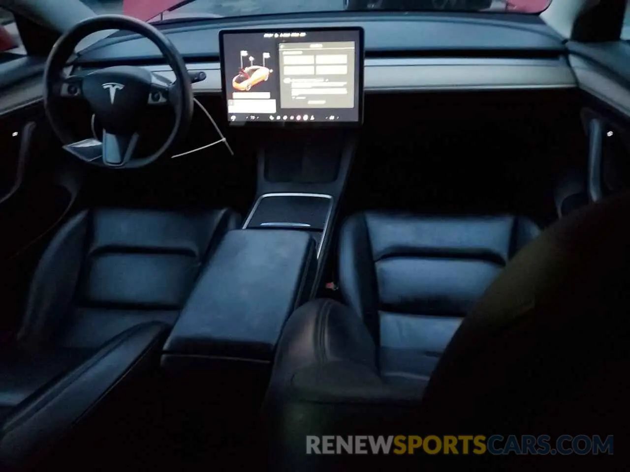 8 Photograph of a damaged car 5YJ3E1EA7MF077252 TESLA MODEL 3 2021