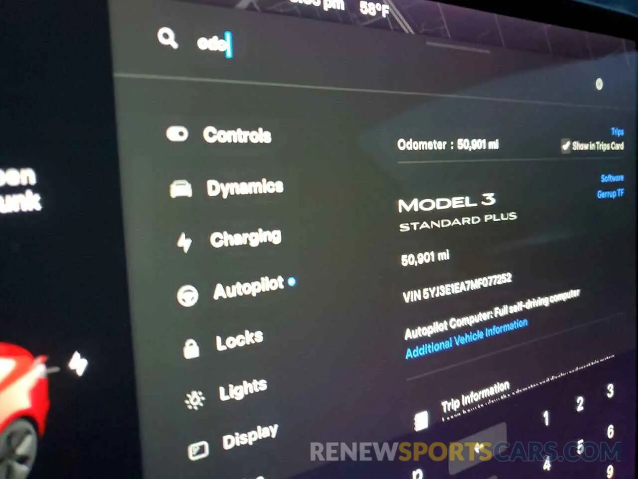 9 Photograph of a damaged car 5YJ3E1EA7MF077252 TESLA MODEL 3 2021