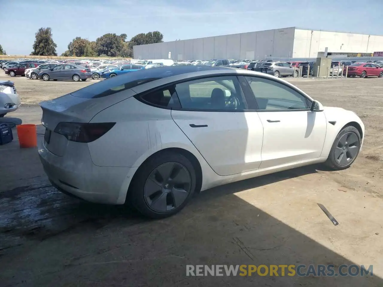 3 Photograph of a damaged car 5YJ3E1EA7MF078241 TESLA MODEL 3 2021
