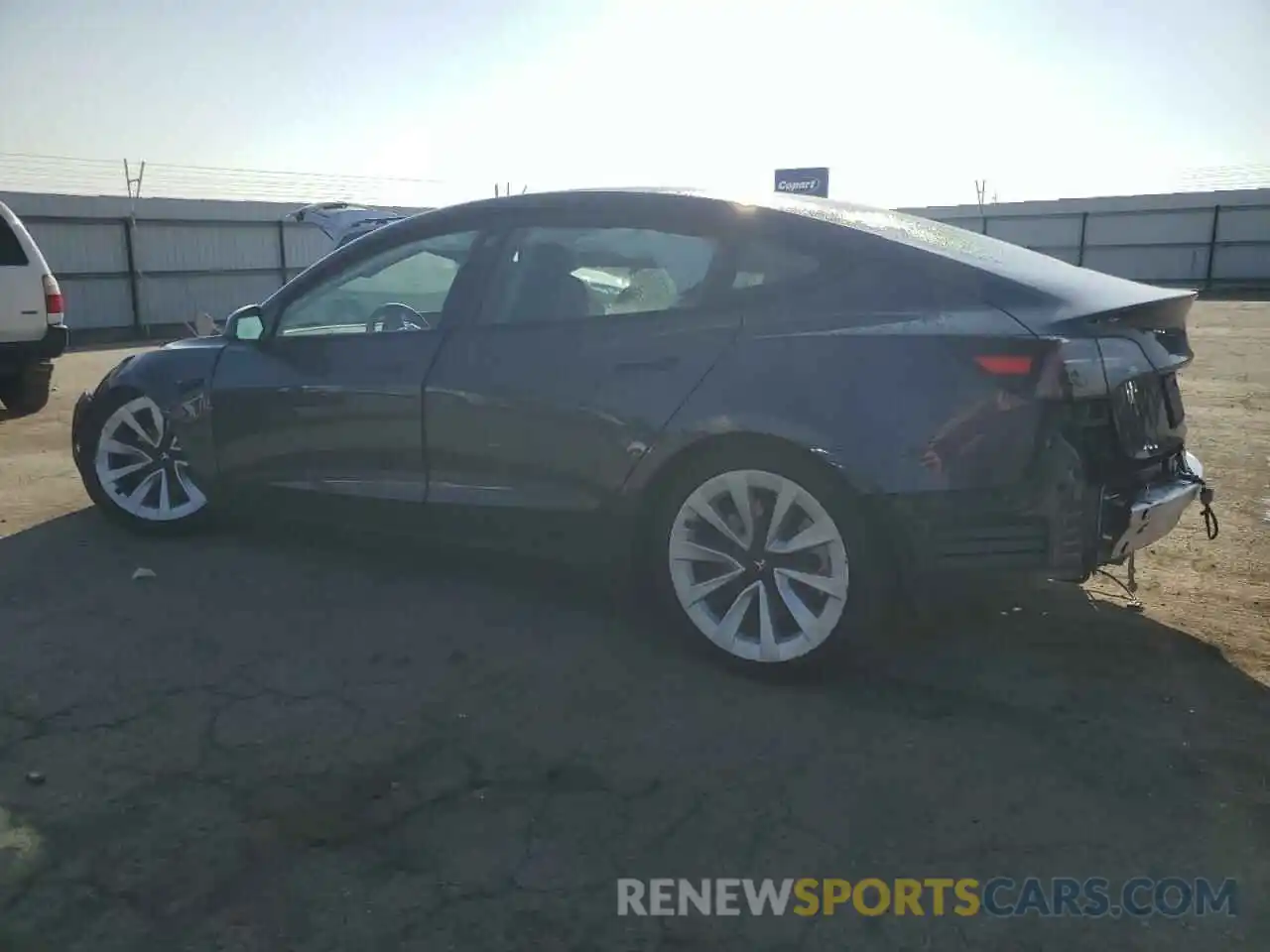 2 Photograph of a damaged car 5YJ3E1EA7MF089269 TESLA MODEL 3 2021