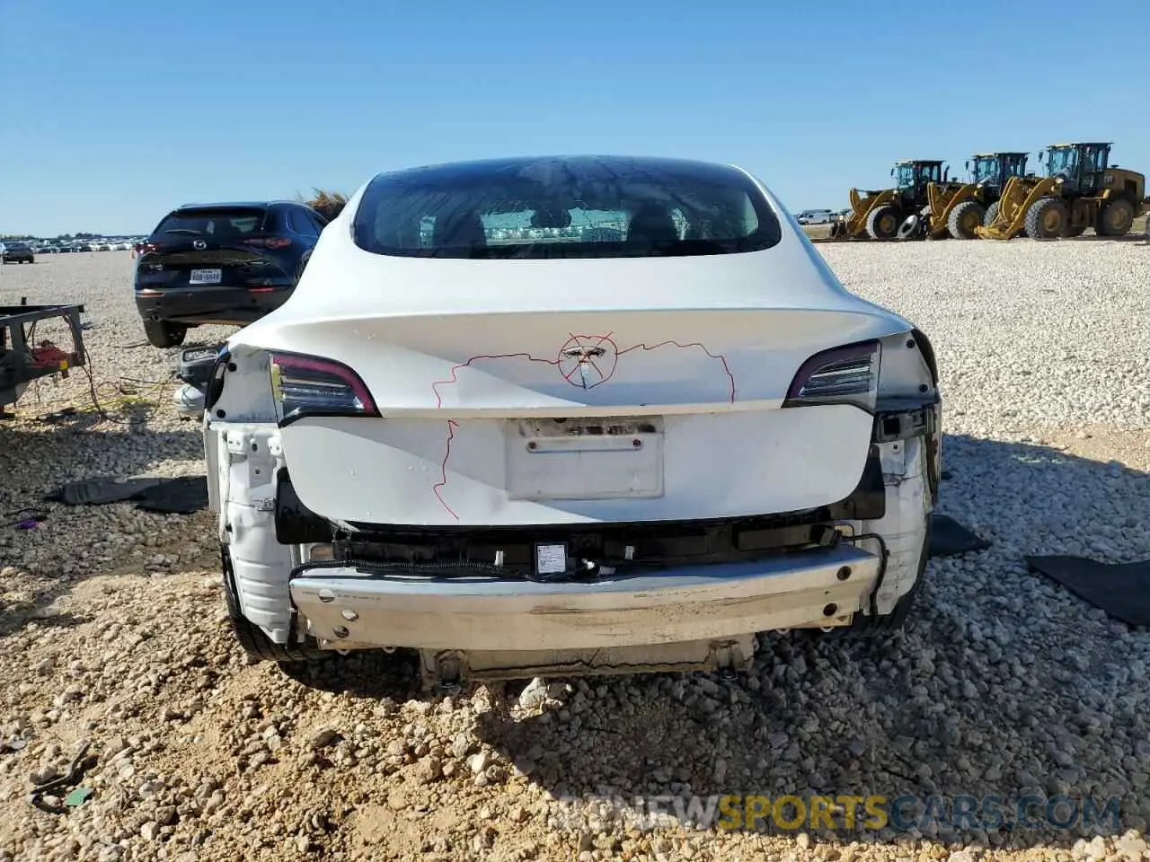 6 Photograph of a damaged car 5YJ3E1EA7MF089997 TESLA MODEL 3 2021