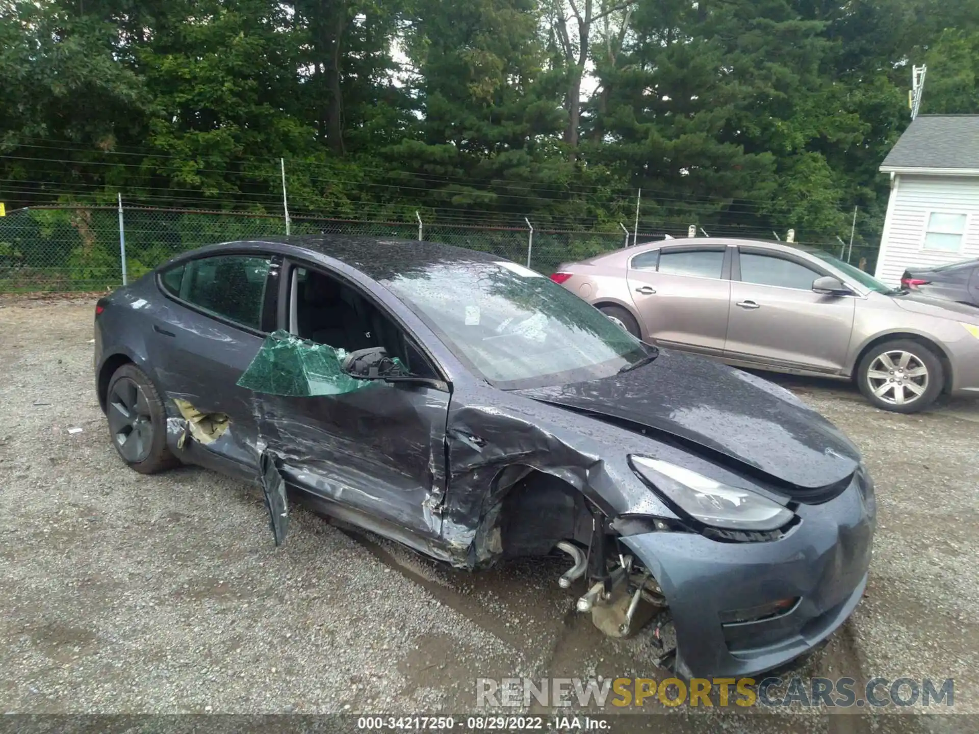 1 Photograph of a damaged car 5YJ3E1EA7MF094567 TESLA MODEL 3 2021