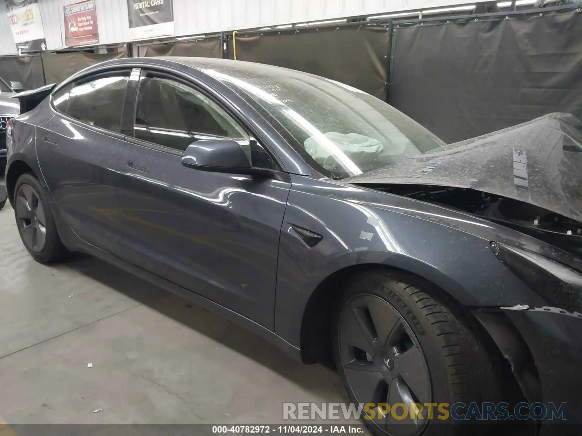 12 Photograph of a damaged car 5YJ3E1EA7MF096416 TESLA MODEL 3 2021