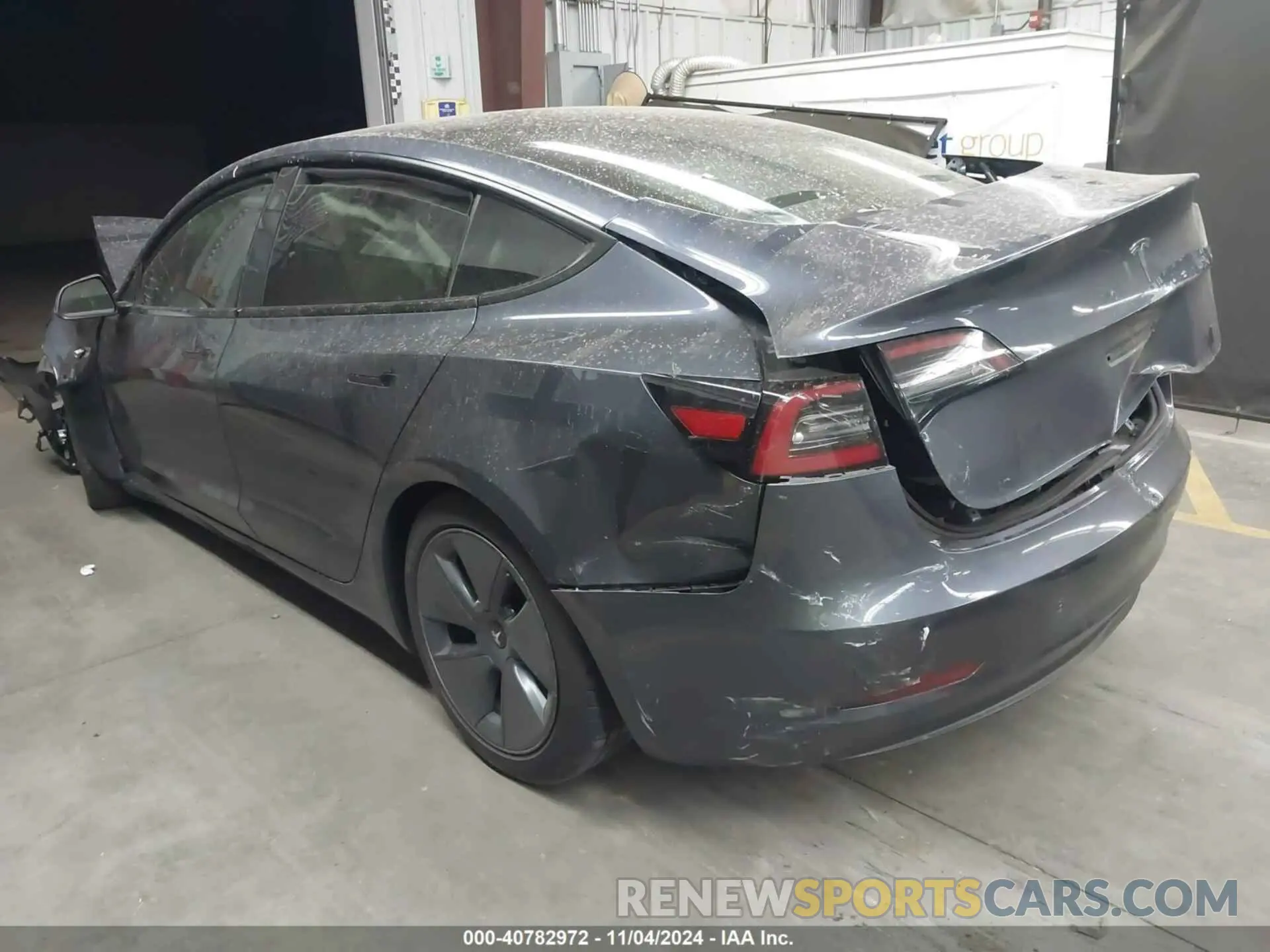 3 Photograph of a damaged car 5YJ3E1EA7MF096416 TESLA MODEL 3 2021