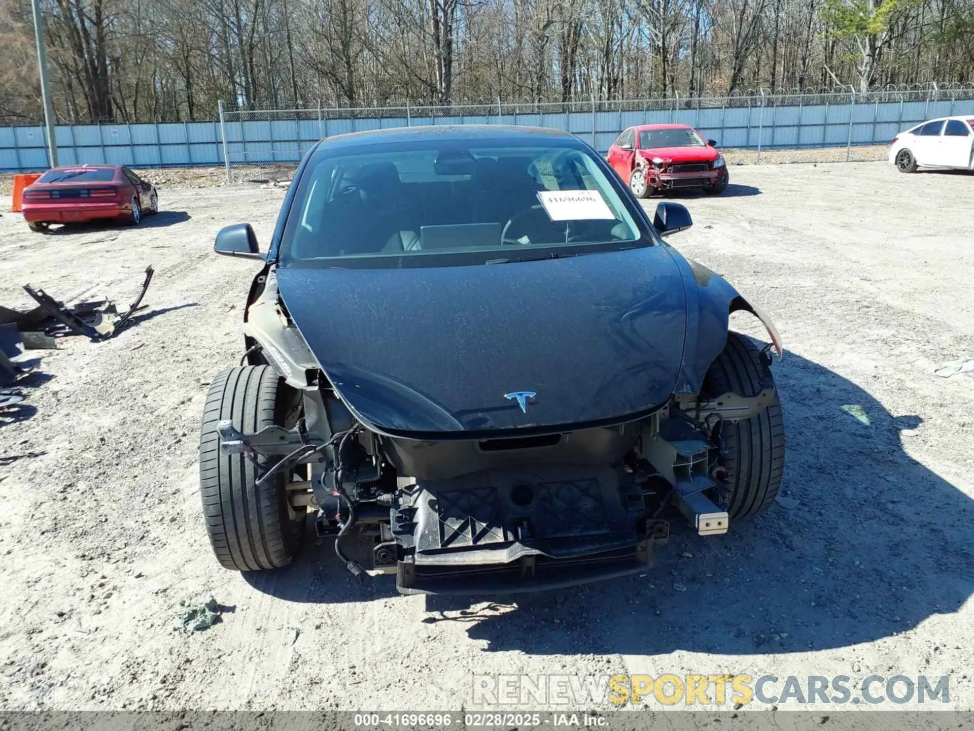 12 Photograph of a damaged car 5YJ3E1EA7MF097081 TESLA MODEL 3 2021