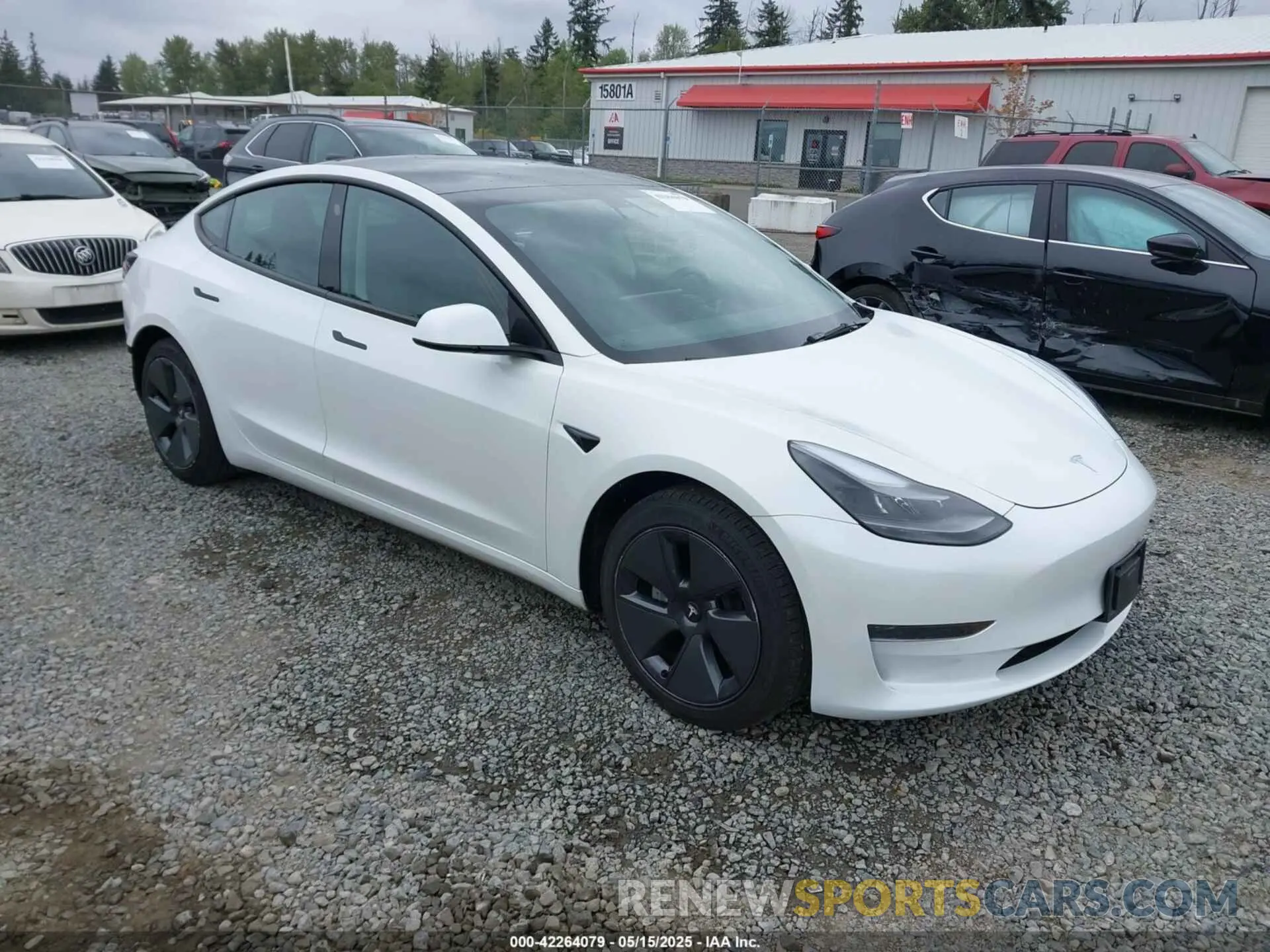 1 Photograph of a damaged car 5YJ3E1EA7MF098215 TESLA MODEL 3 2021