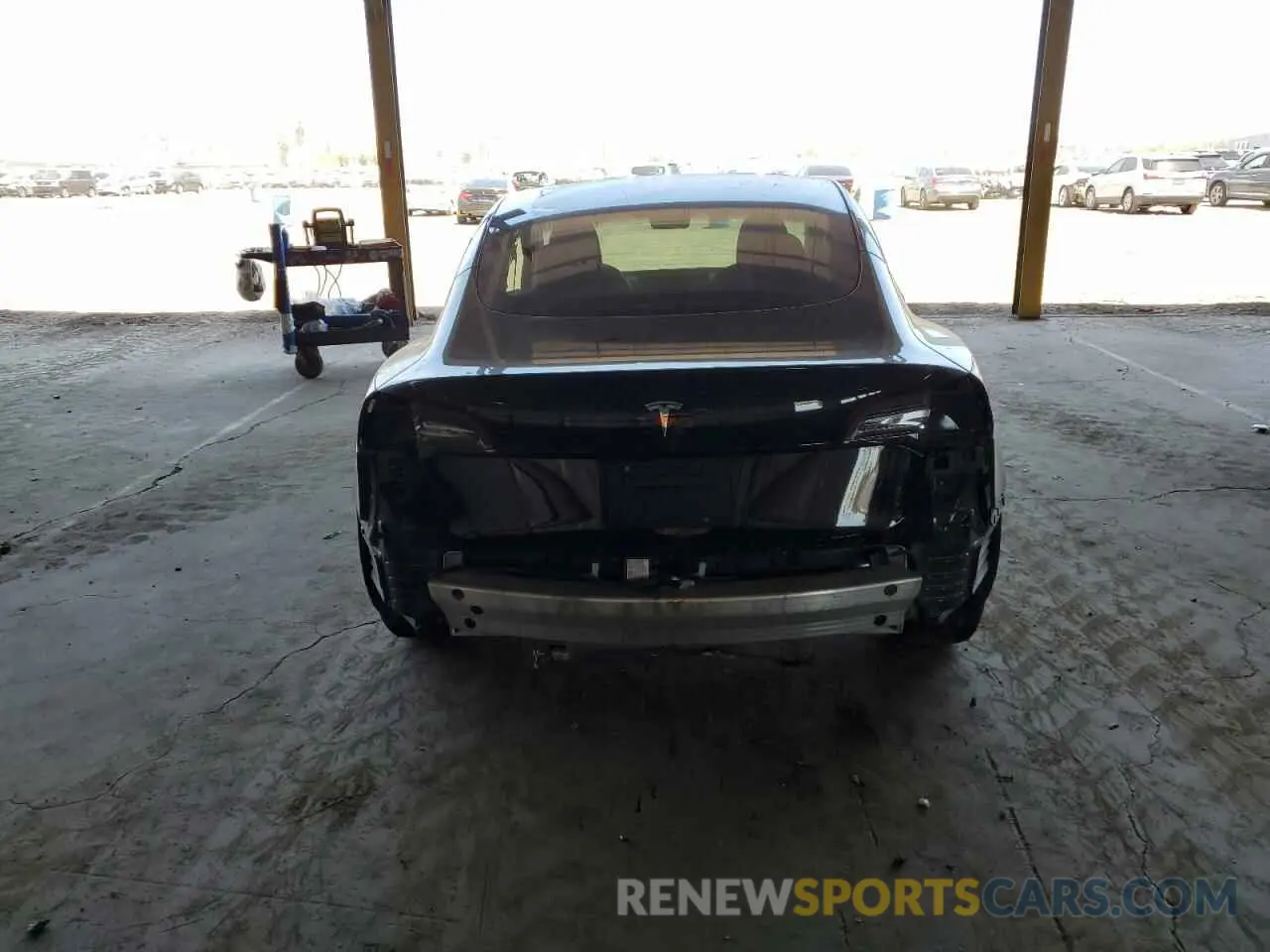 6 Photograph of a damaged car 5YJ3E1EA7MF100545 TESLA MODEL 3 2021