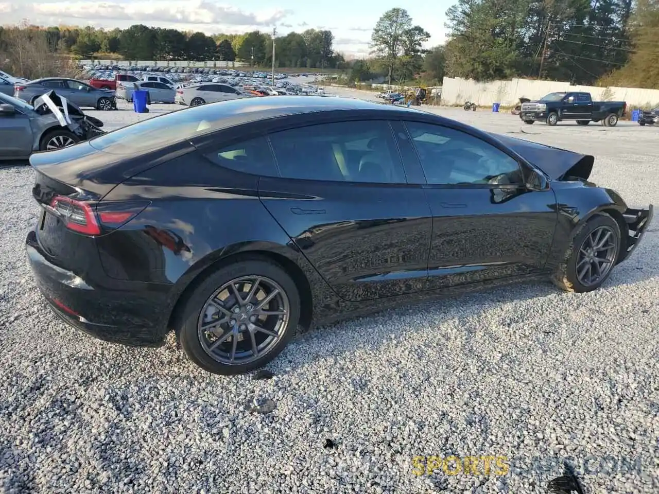 3 Photograph of a damaged car 5YJ3E1EA7MF838300 TESLA MODEL 3 2021