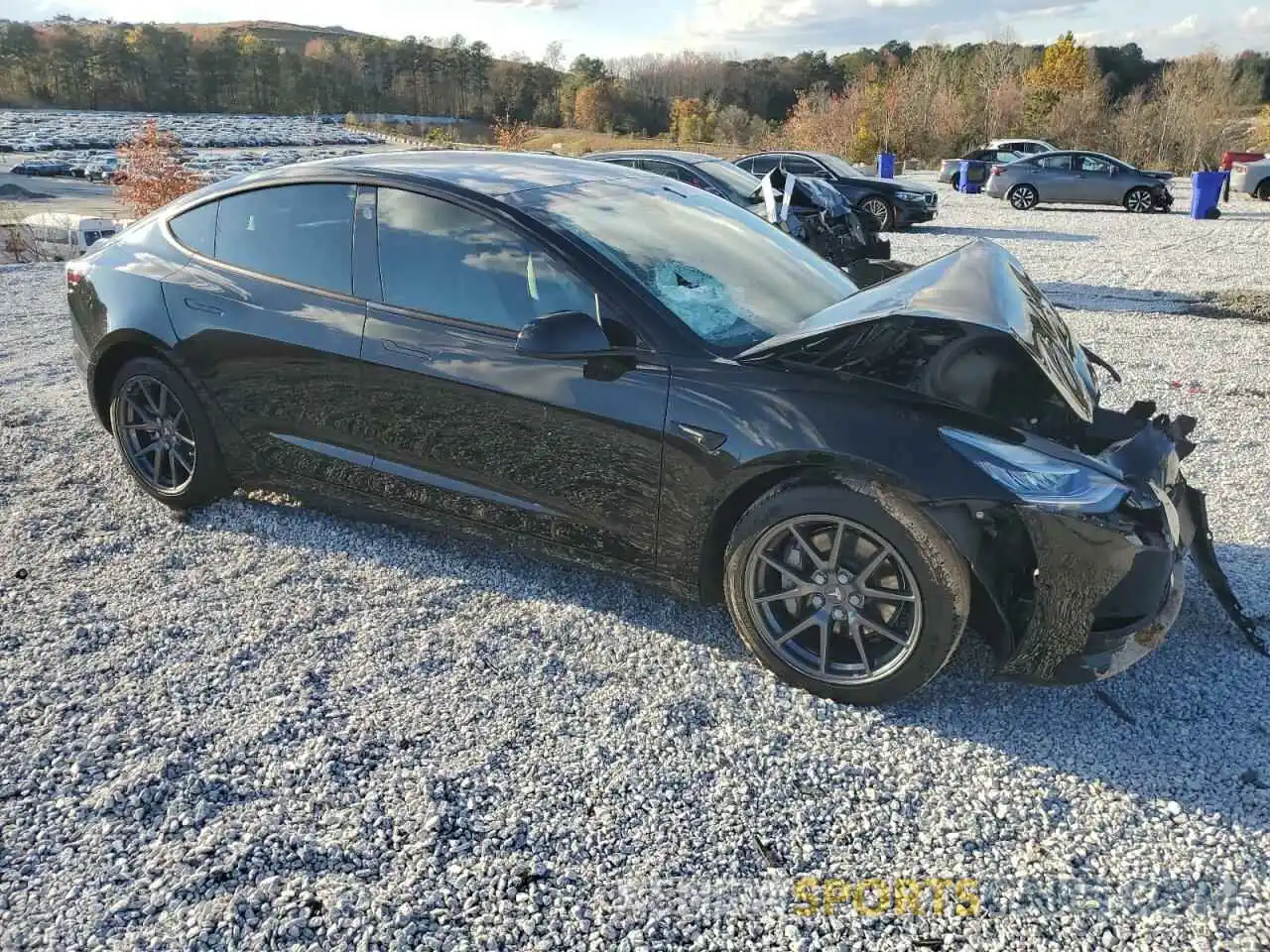 4 Photograph of a damaged car 5YJ3E1EA7MF838300 TESLA MODEL 3 2021