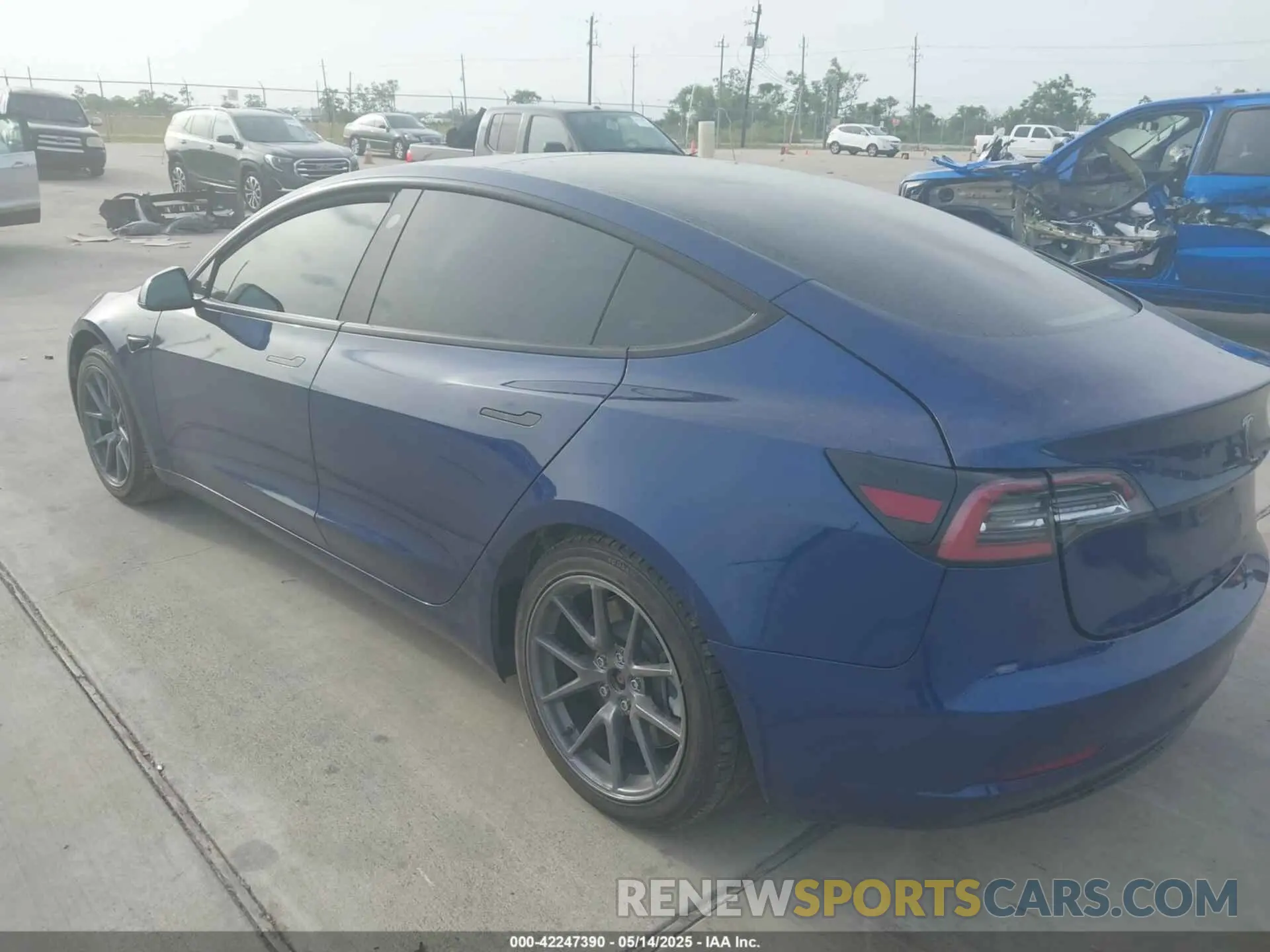 3 Photograph of a damaged car 5YJ3E1EA7MF854383 TESLA MODEL 3 2021