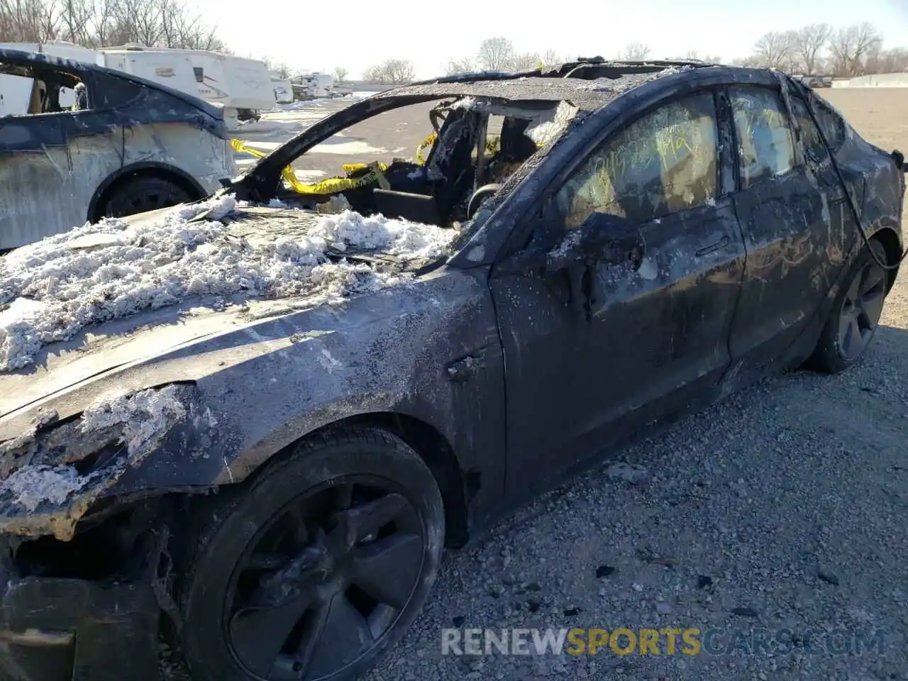 10 Photograph of a damaged car 5YJ3E1EA7MF854447 TESLA MODEL 3 2021