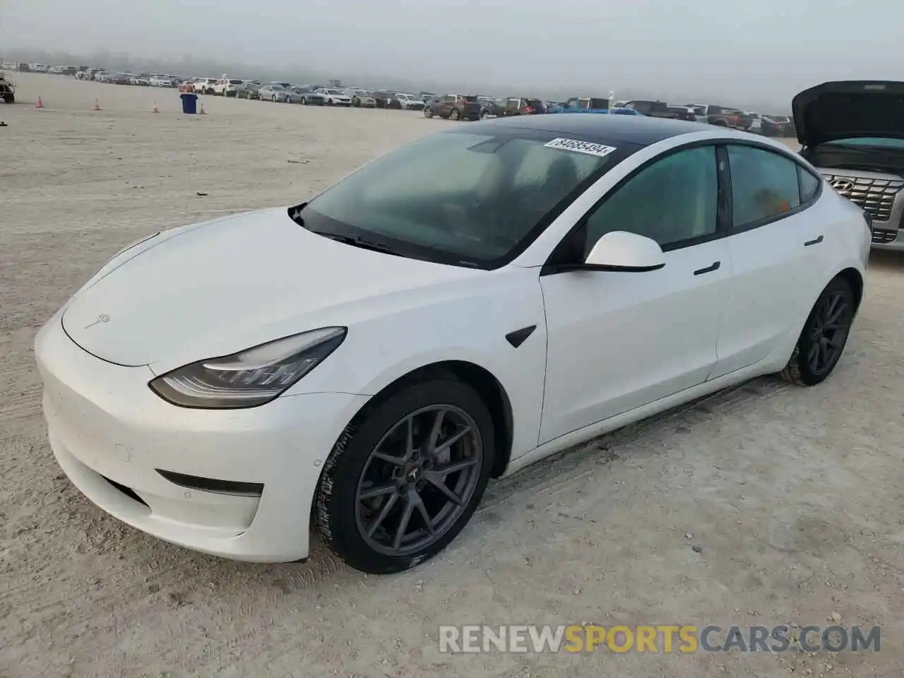 1 Photograph of a damaged car 5YJ3E1EA7MF855081 TESLA MODEL 3 2021