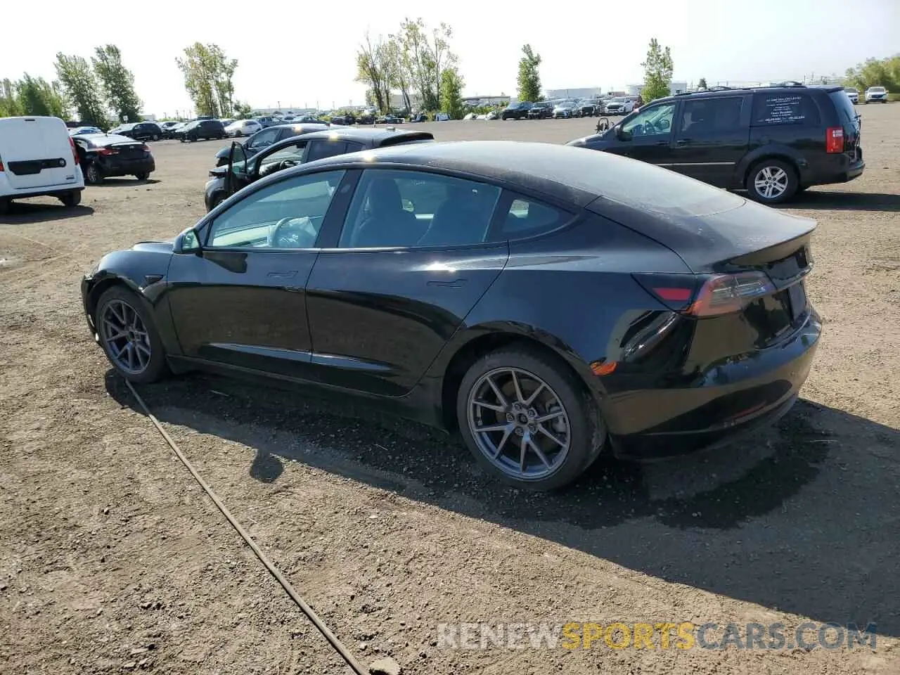 2 Photograph of a damaged car 5YJ3E1EA7MF857414 TESLA MODEL 3 2021