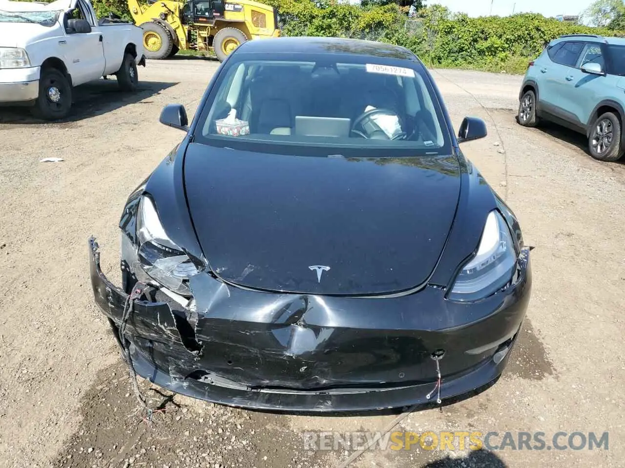 5 Photograph of a damaged car 5YJ3E1EA7MF857414 TESLA MODEL 3 2021