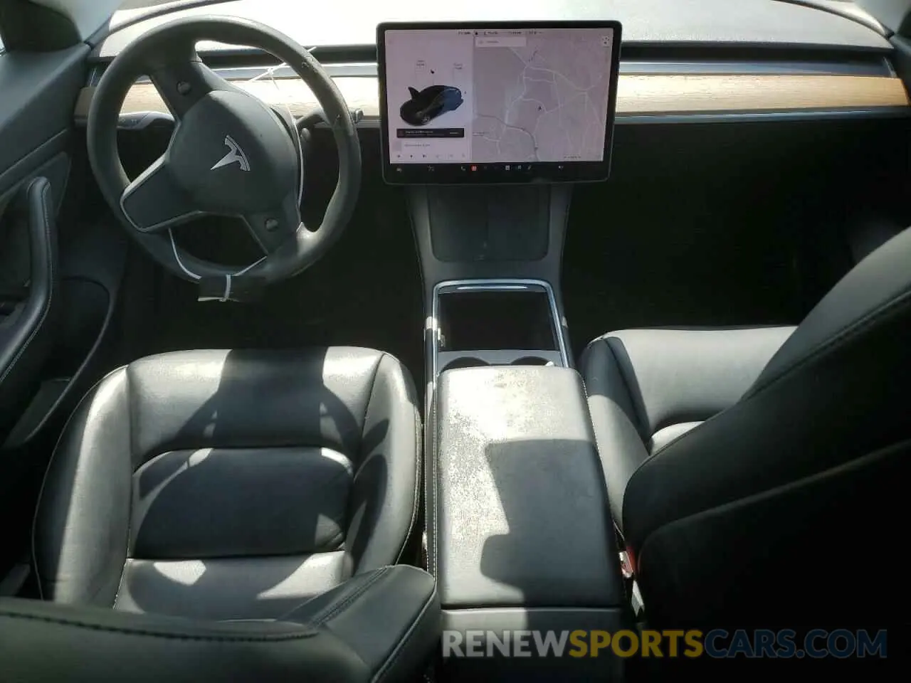 8 Photograph of a damaged car 5YJ3E1EA7MF857574 TESLA MODEL 3 2021