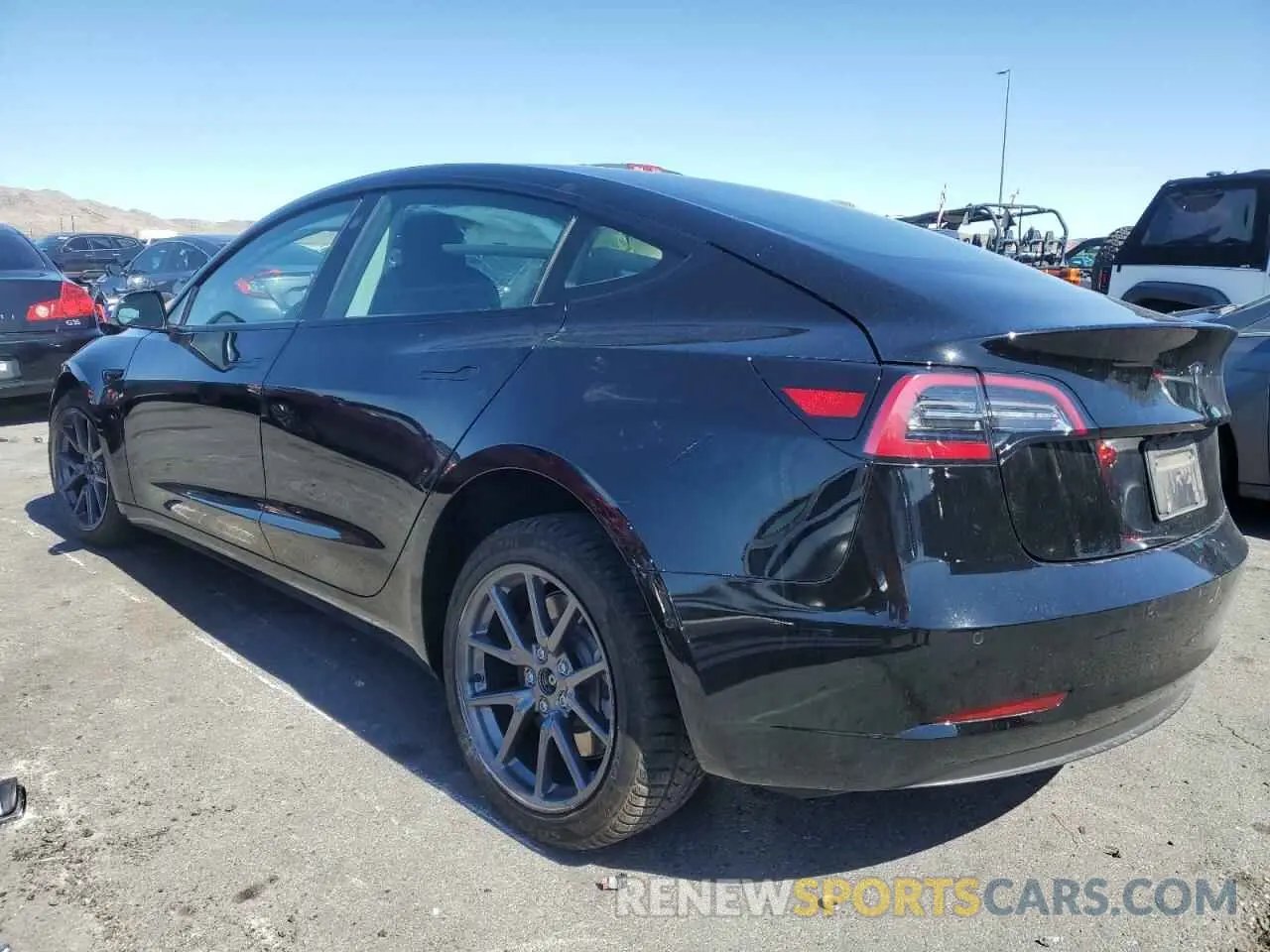 2 Photograph of a damaged car 5YJ3E1EA7MF871622 TESLA MODEL 3 2021