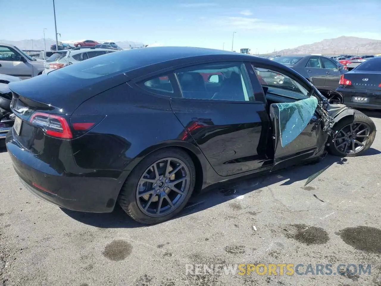 3 Photograph of a damaged car 5YJ3E1EA7MF871622 TESLA MODEL 3 2021