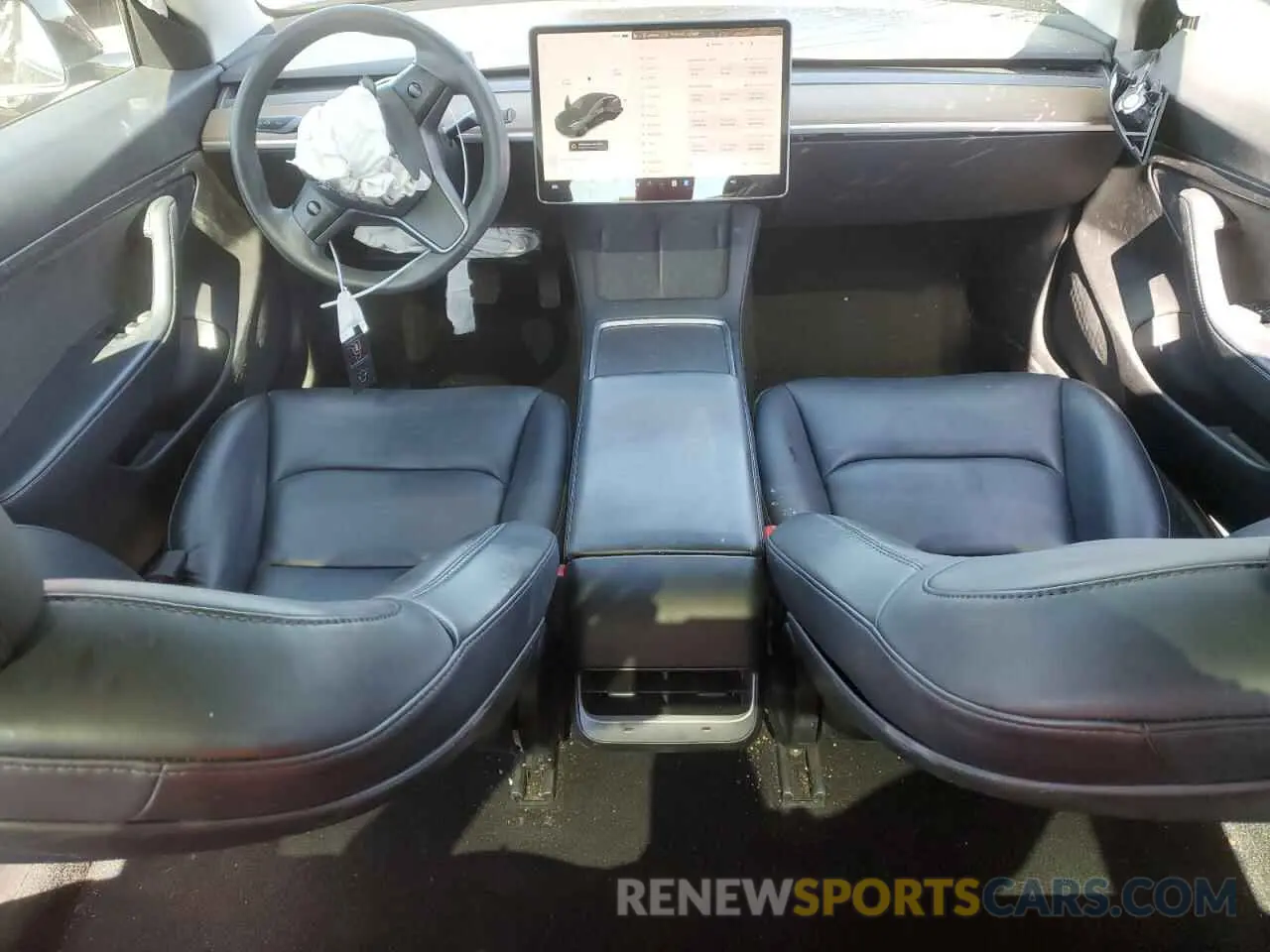 8 Photograph of a damaged car 5YJ3E1EA7MF871622 TESLA MODEL 3 2021