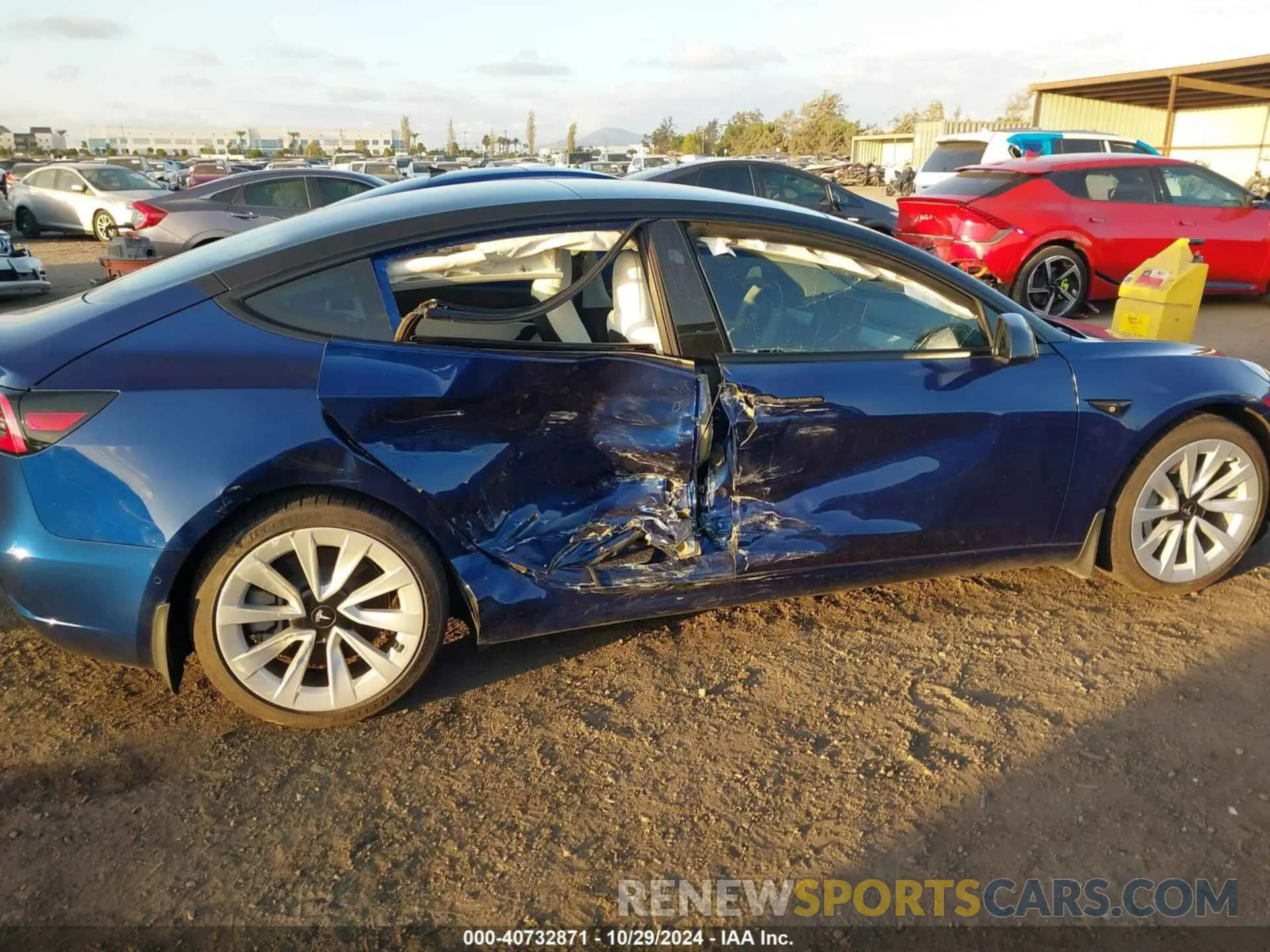 6 Photograph of a damaged car 5YJ3E1EA7MF875007 TESLA MODEL 3 2021