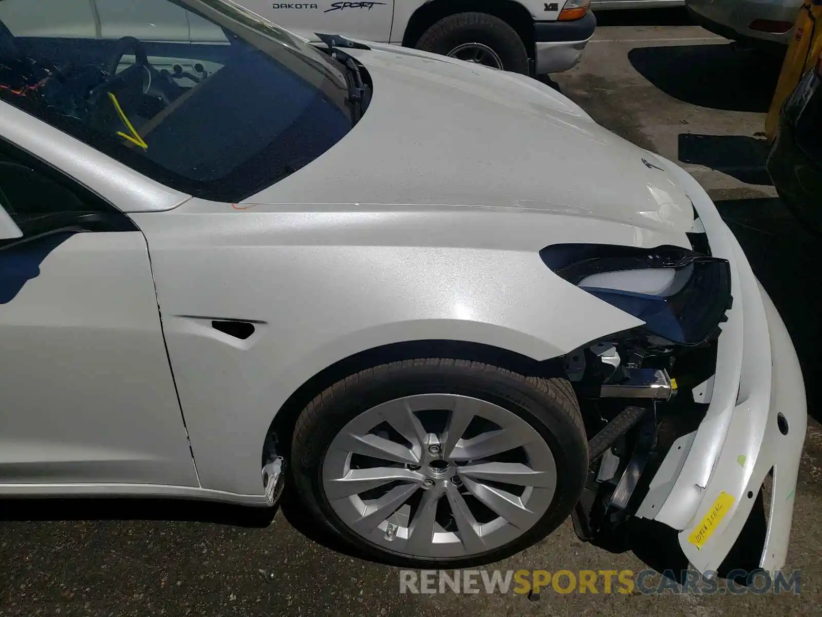 9 Photograph of a damaged car 5YJ3E1EA7MF908314 TESLA MODEL 3 2021