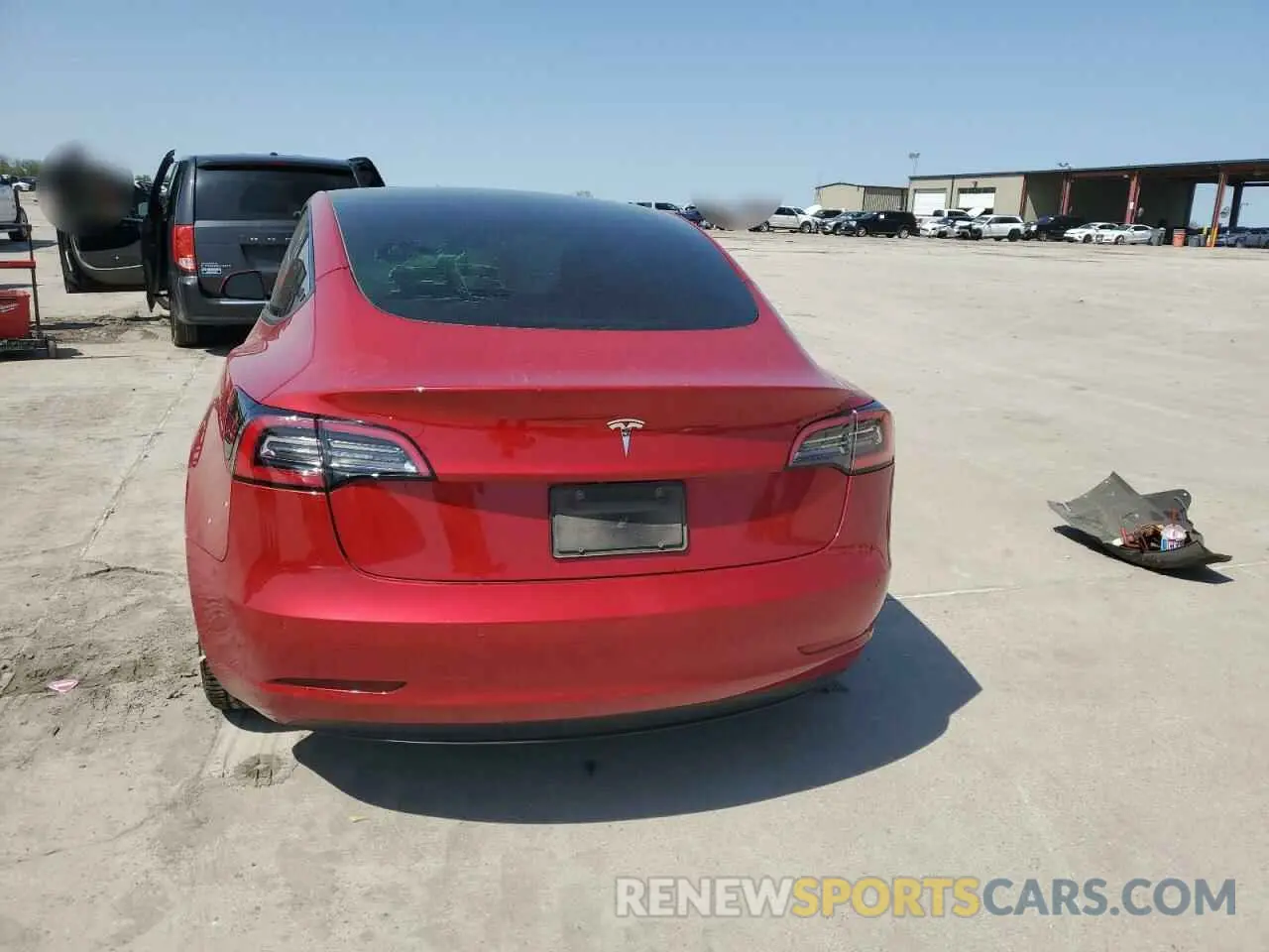 6 Photograph of a damaged car 5YJ3E1EA7MF915053 TESLA MODEL 3 2021